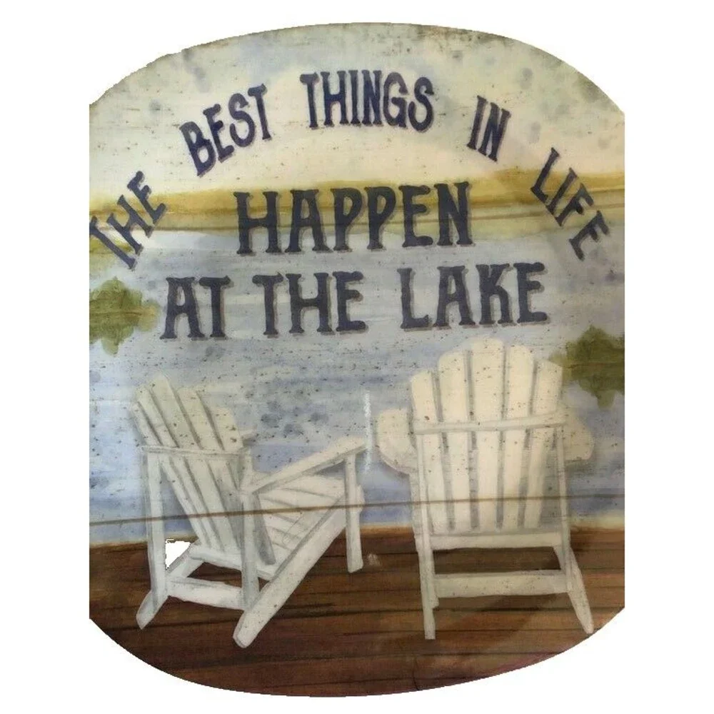 Certified International Cabin Lake Melamine Plates 8.5
